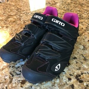 Giro Women’s Black & Pink Cycling Shoes - Size 41